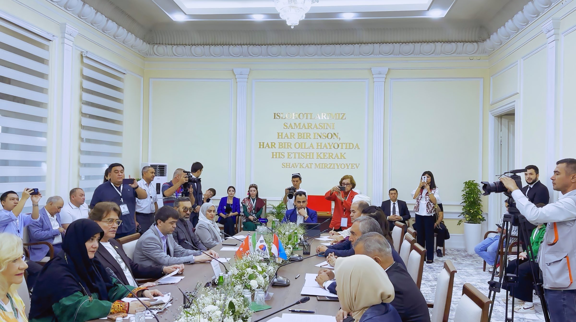 Lithvik Mukesh Sharma is photographed at a diplomatic summit in Uzbekistan.