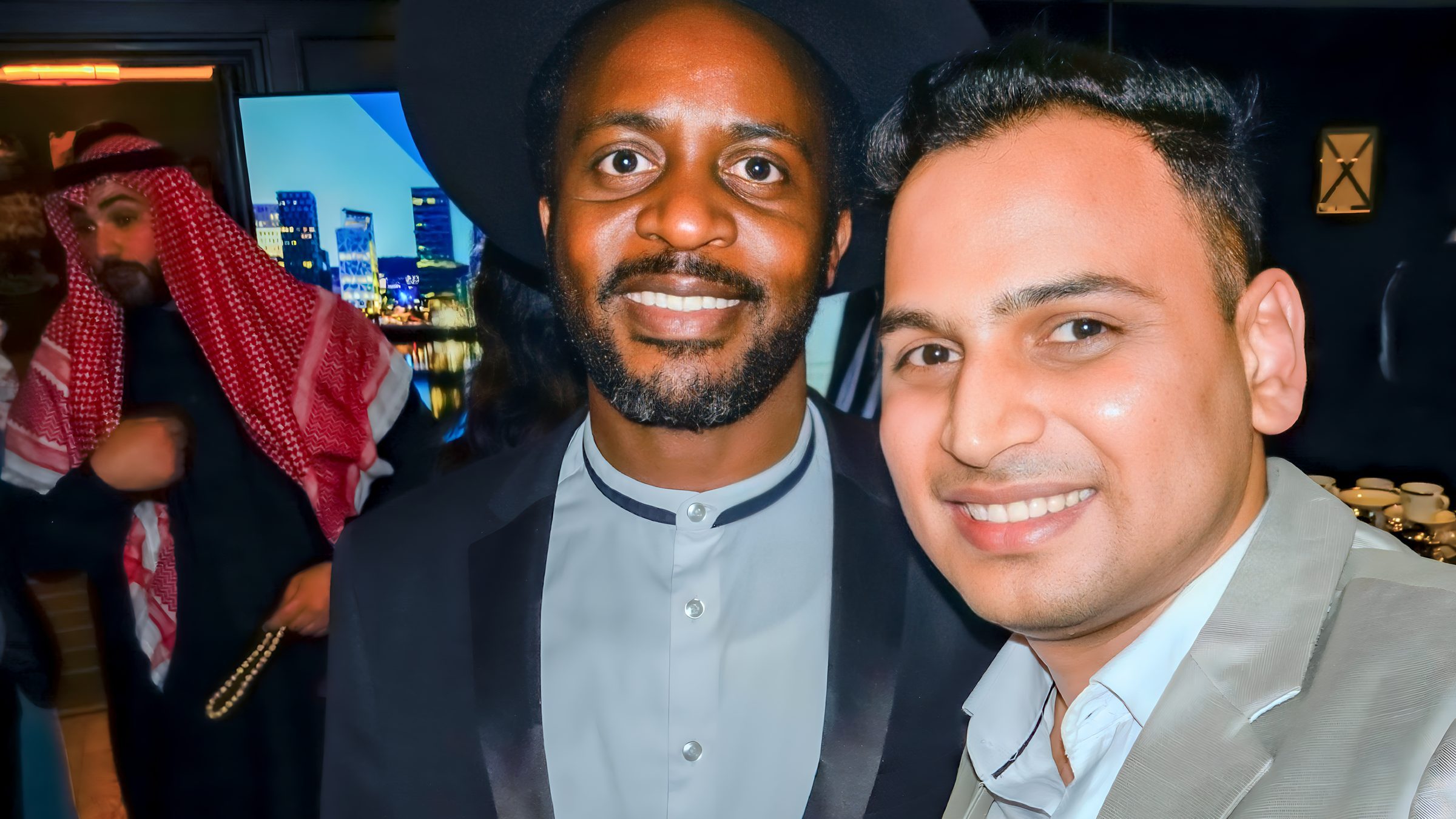 Lithvik Mukesh Sharma is photographed with Dr. Saviour Chishimba and Dr. Bader Abdulmutaleb Ibrahim in Oslo.